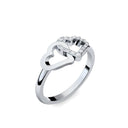 Herz Ring Silber Zirkonia