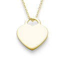 Kette Gravur Gelbgoldvergoldet