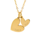 Amoonic Lea Kette aus gelbgold vergoldetem Edelstahl