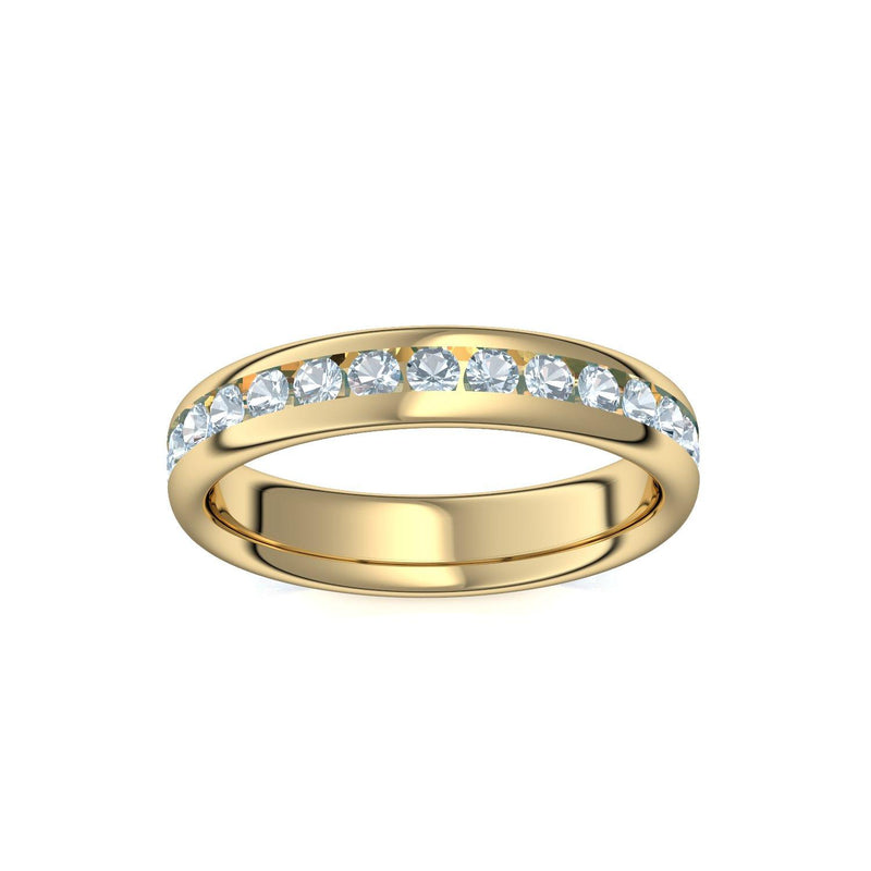 Memory Ring Gelbgold Aquamarin