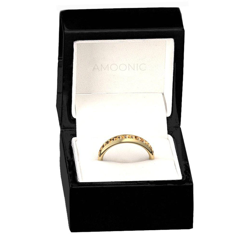 Memory Ring Gelbgold Citrin