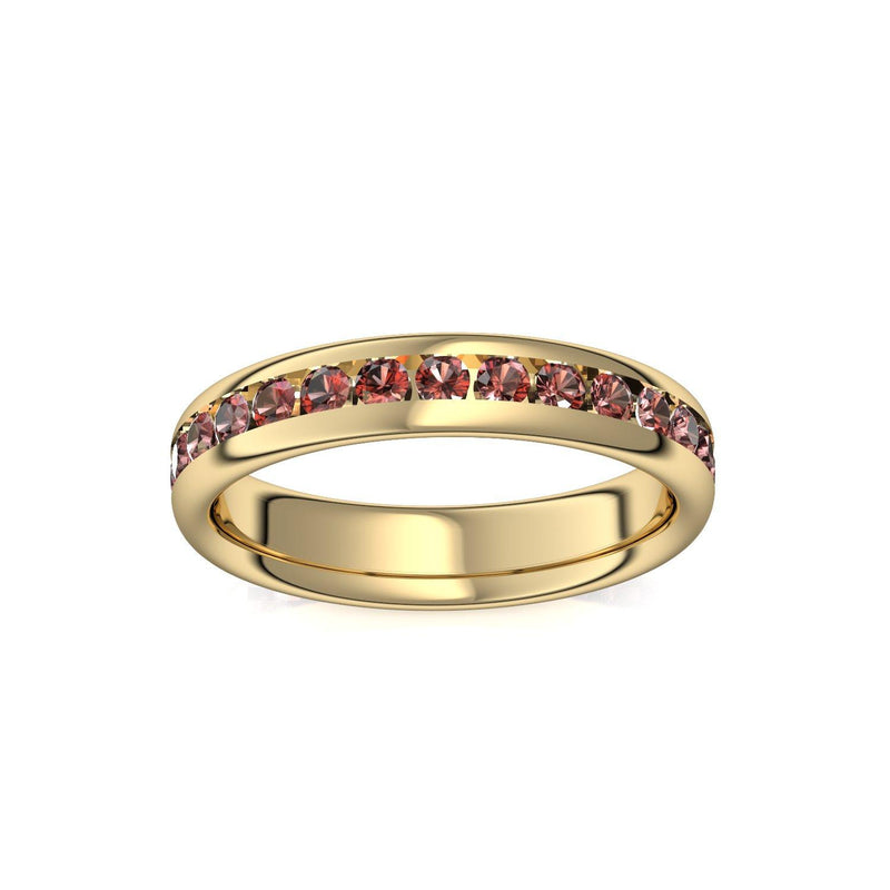 Memory Ring Gelbgold Granat