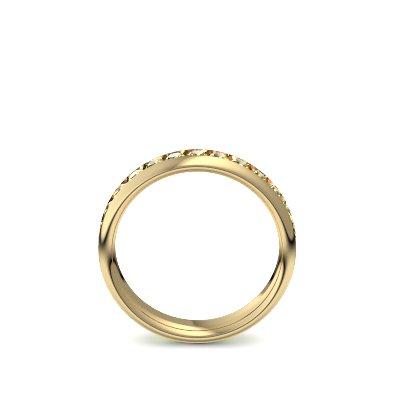 Memory Ring Gelbgold Peridot