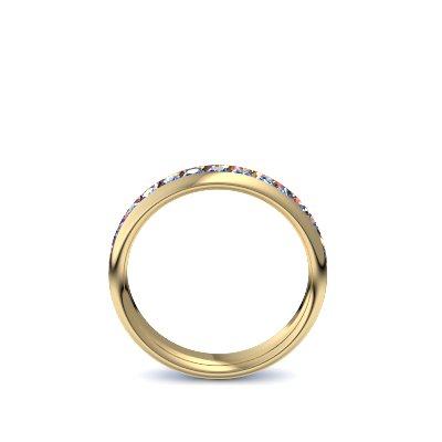 Memory Ring Gelbgold Saphir