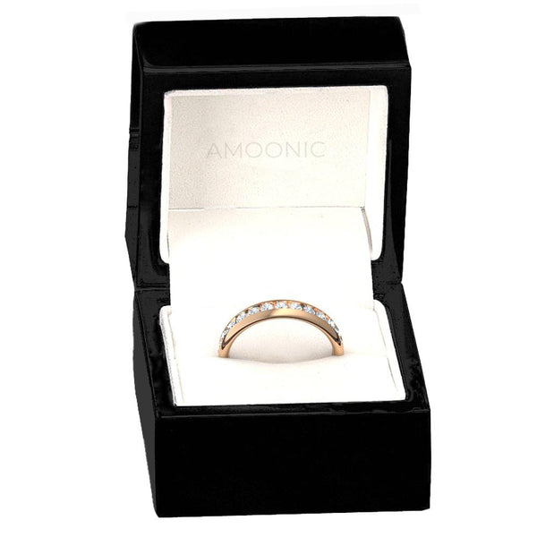 Memory Ring Rosegold Aquamarin