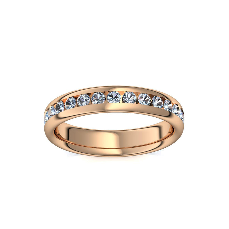 Memory Ring Rosegold Blautopas