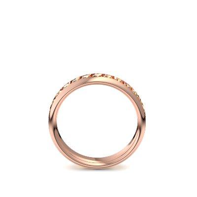 Memory Ring Rosegold Citrin