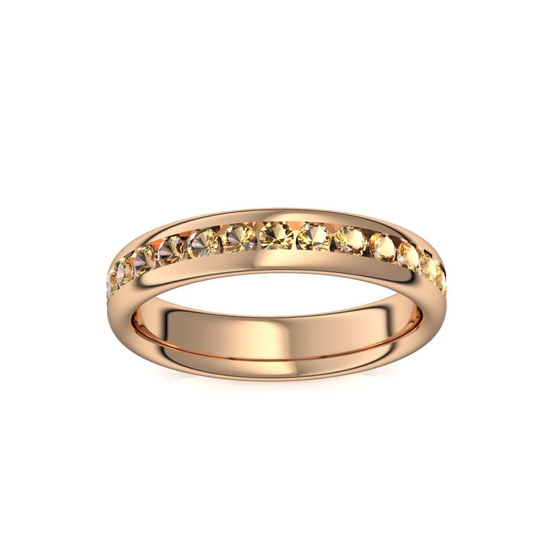 Memory Ring Rosegold Citrin