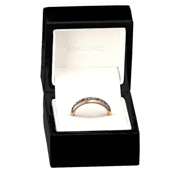 Memory Ring Rosegold Saphir