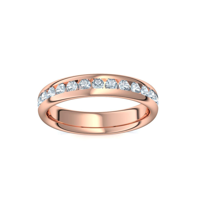 Memory Ring Rotgold Aquamarin