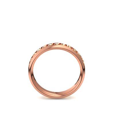 Memory Ring Rotgold Citrin