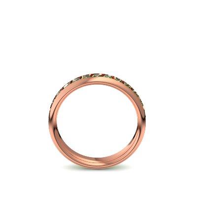 Memory Ring Rotgold Turmalin