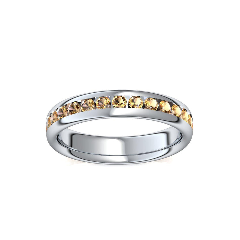 Memory Ring Weissgold Citrin