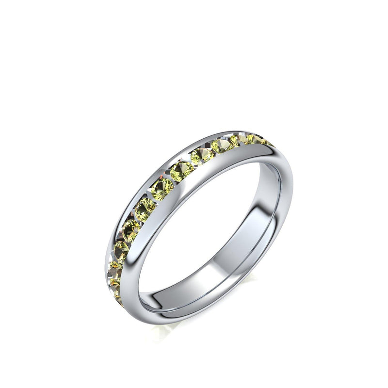 Memory Ring Weissgold Peridot