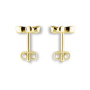 Ohrstecker Schmetterling Gelbgoldvergoldet Zirkonia