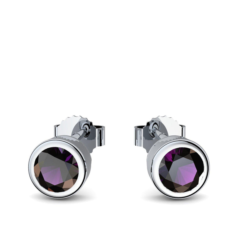 Ohrstecker Silber Amethyst