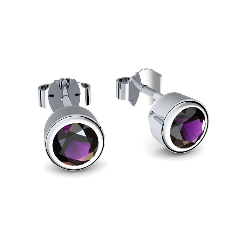 Ohrstecker Silber Amethyst