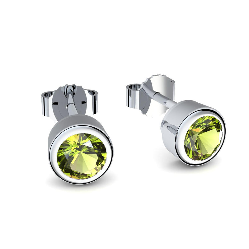 Ohrstecker Silber Peridot