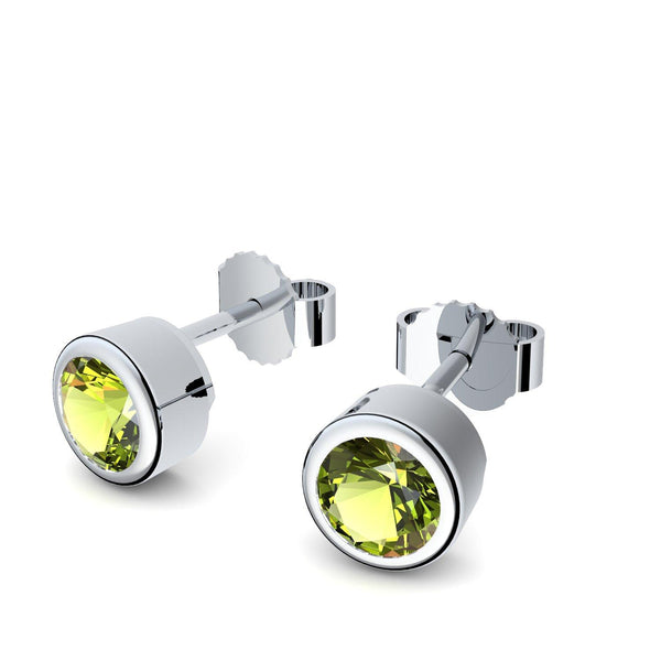 Ohrstecker Silber Peridot