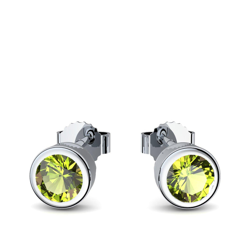 Ohrstecker Silber Peridot