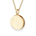 Amoonic Remember Medaillon Halskette in Gelbgold vergoldet