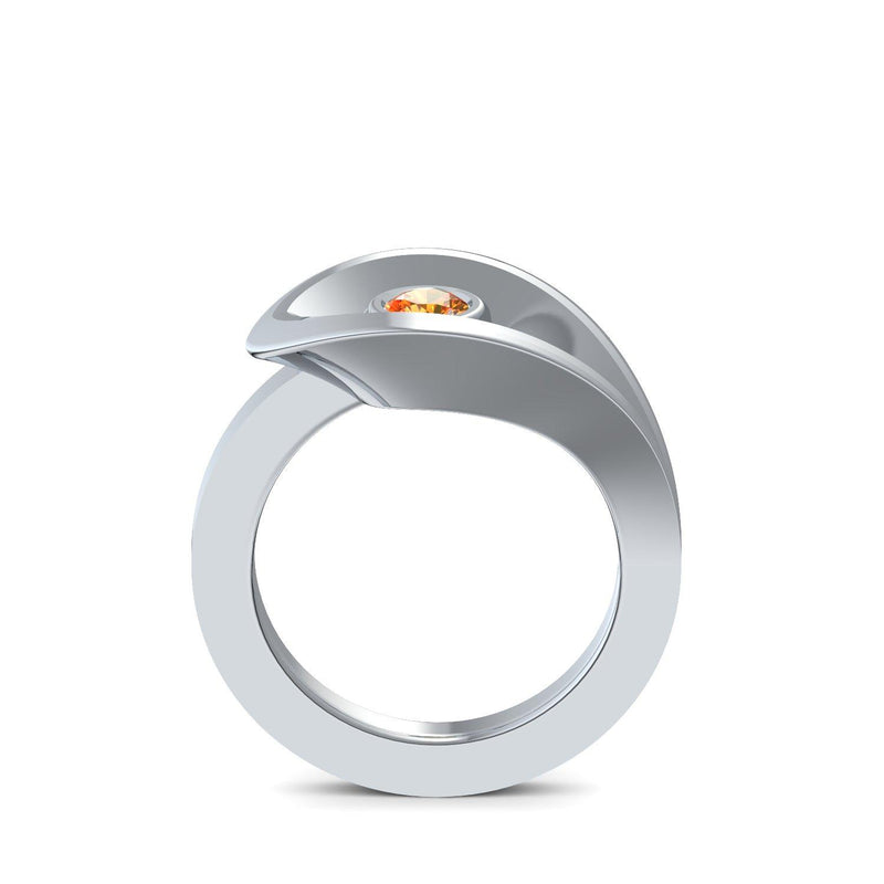 Ring Ausgefallen Silber Feueropal