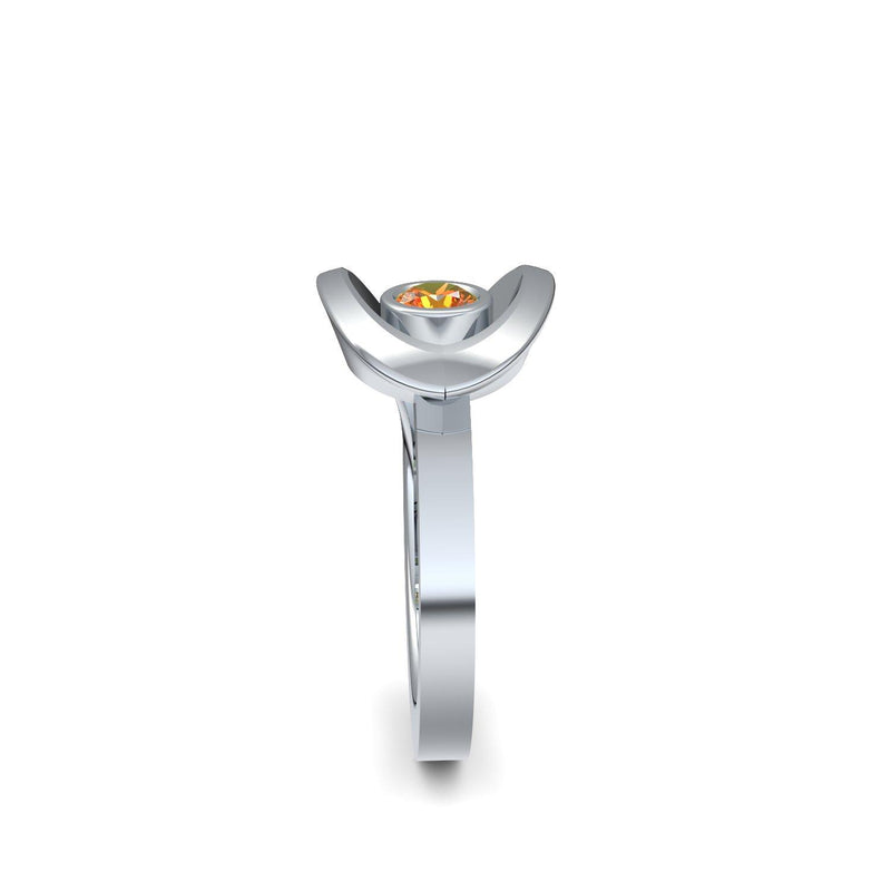 Ring Ausgefallen Silber Feueropal