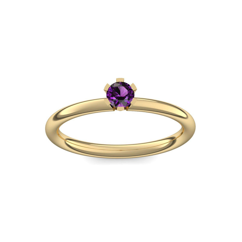 Ring Damen Gelbgold Amethyst