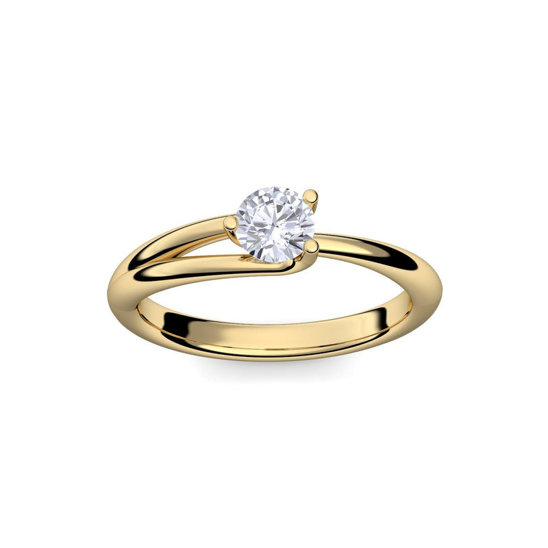 Ring Damen Gelbgold Brillant