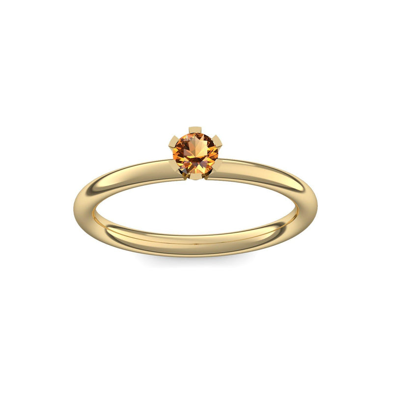 Ring Damen Gelbgold Citrin