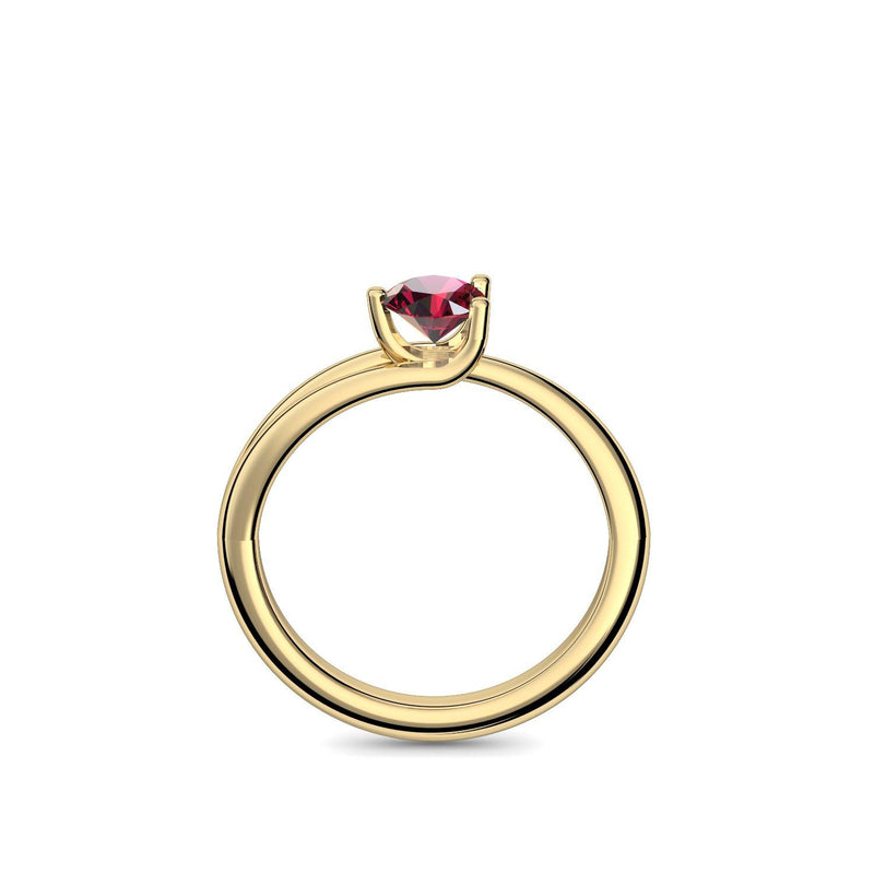 Ring Damen Gelbgold Rubin