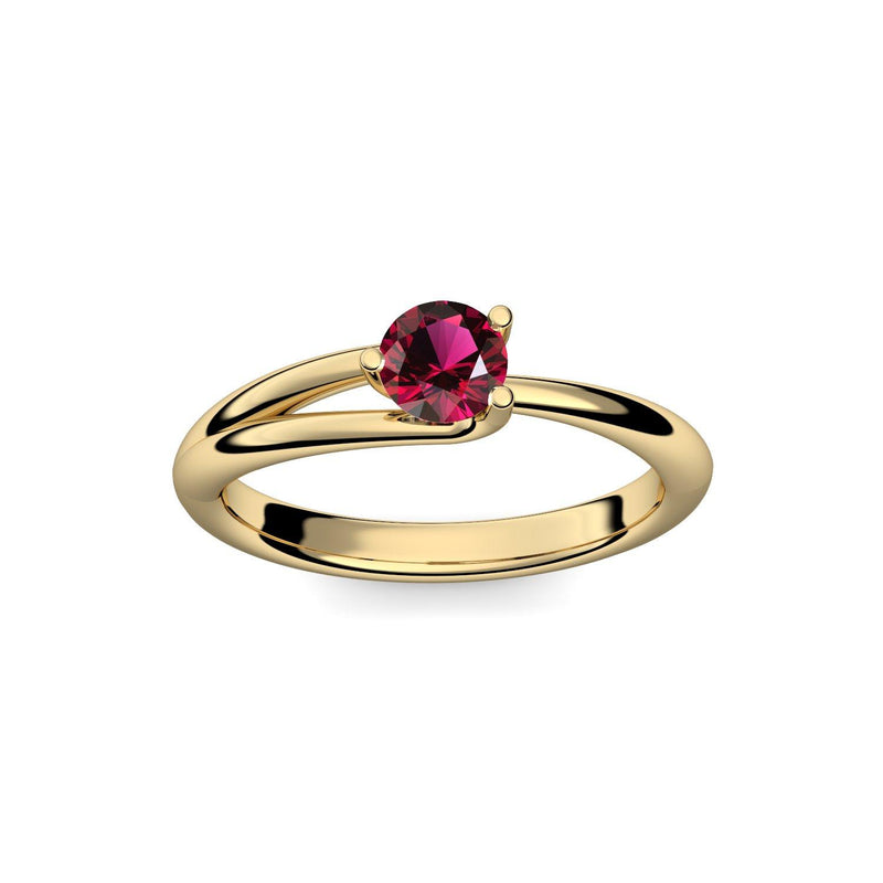 Ring Damen Gelbgold Rubin