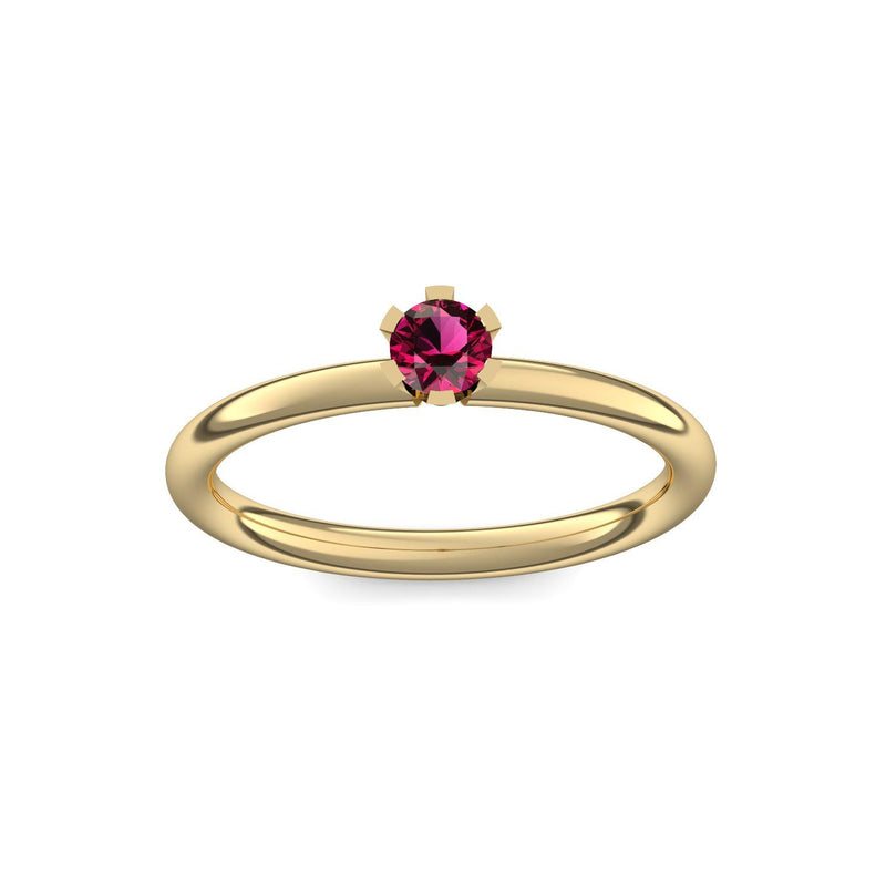 Ring Damen Gelbgold Rubin