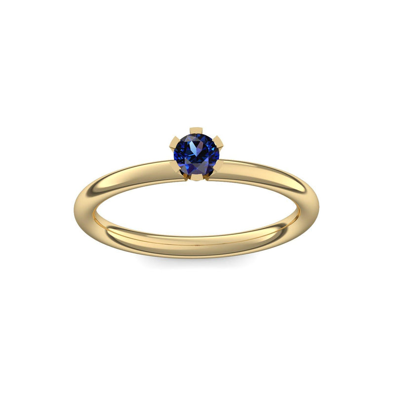 Ring Damen Gelbgold Saphir