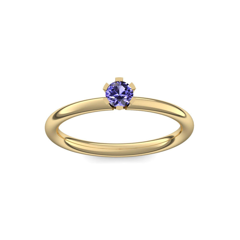 Ring Damen Gelbgold Tansanit