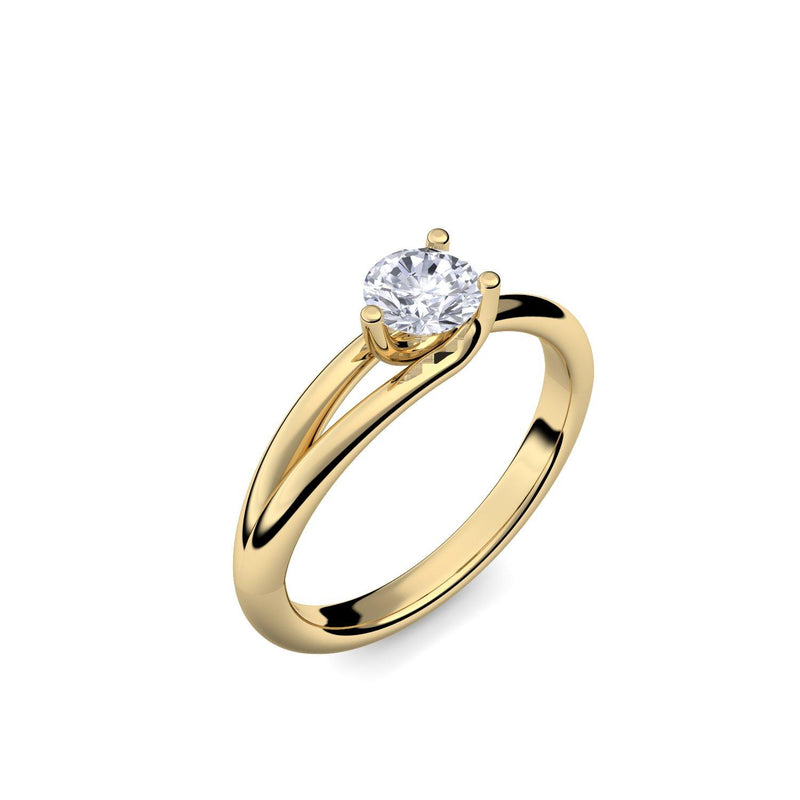 Ring Damen Gelbgold Zirkonia