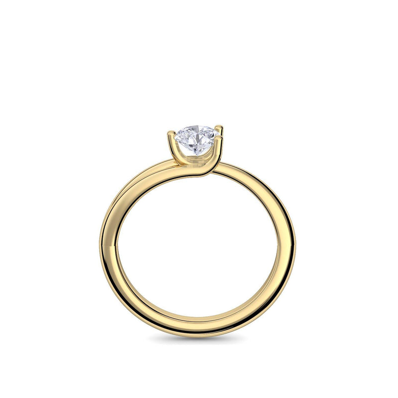 Ring Damen Gelbgold Zirkonia