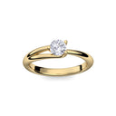 Ring Damen Gelbgold Zirkonia