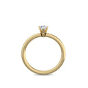 Ring Damen Gelbgoldvergoldet Zirkonia