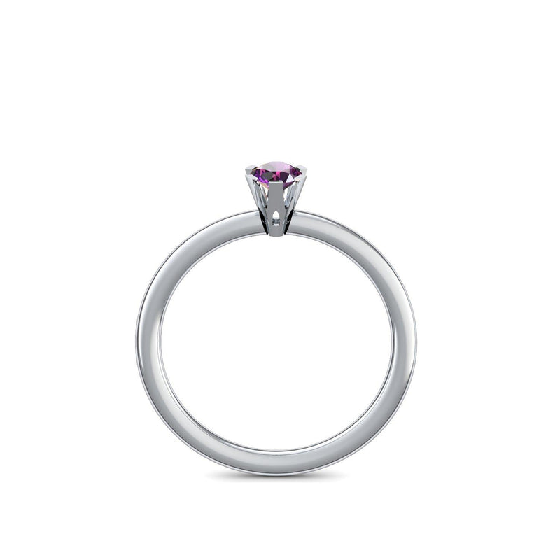 Ring Damen Platin Amethyst