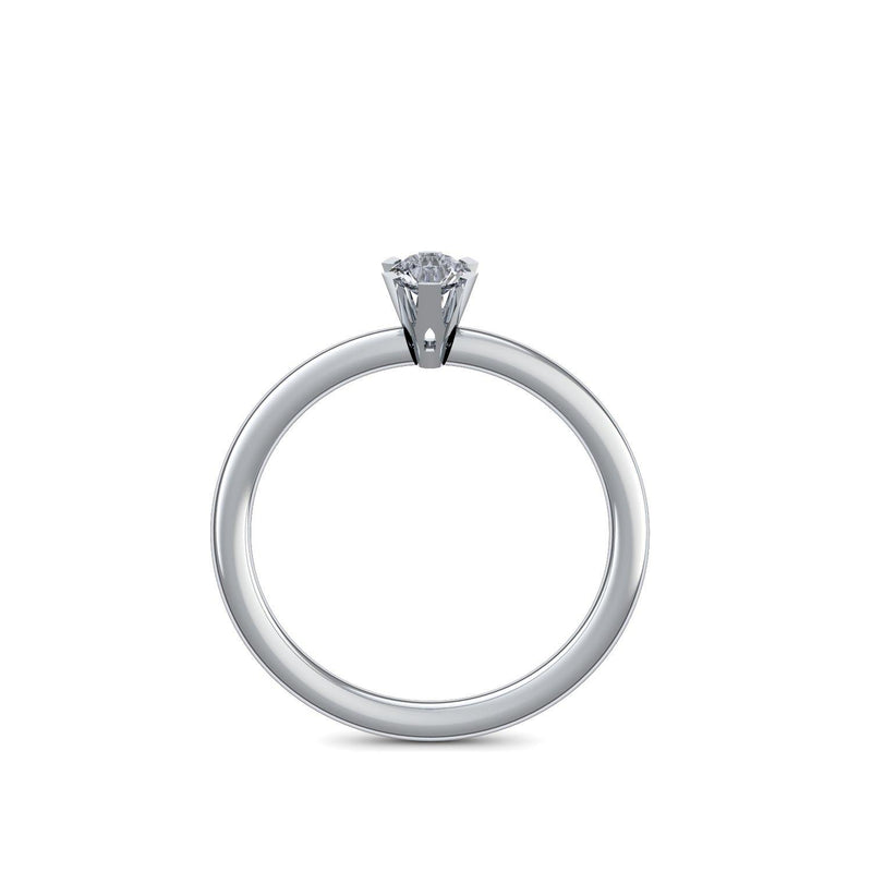 Ring Damen Platin Bergkristall