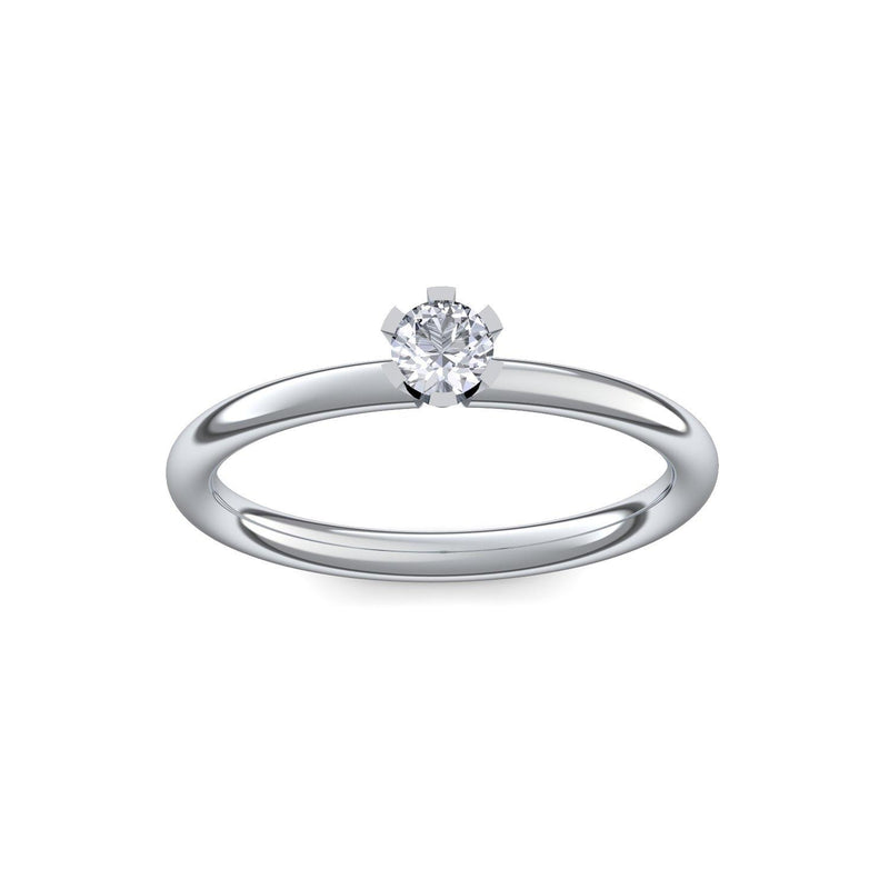 Ring Damen Platin Bergkristall