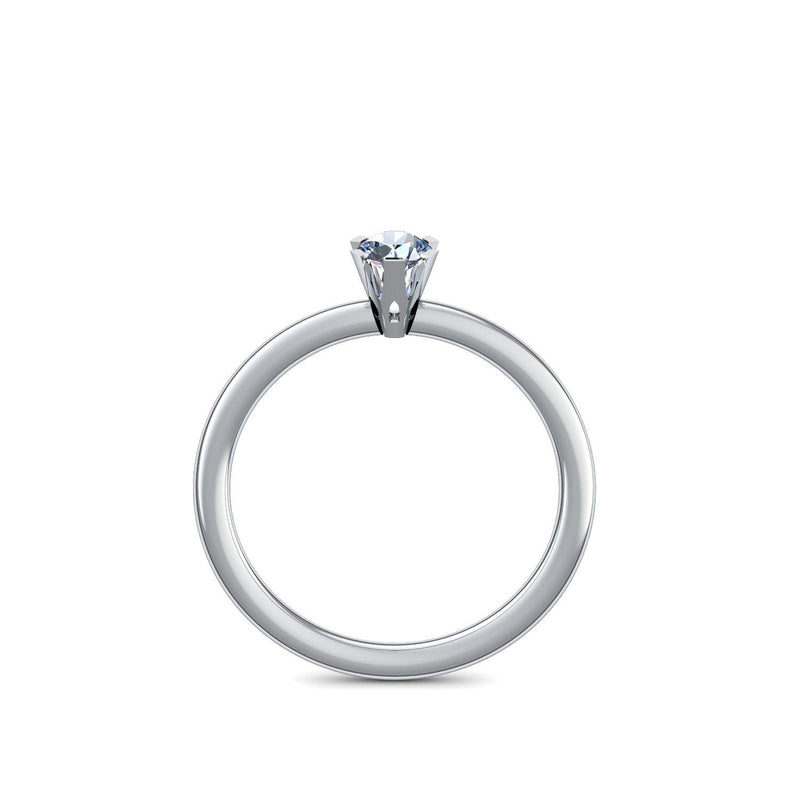 Ring Damen Platin Blautopas