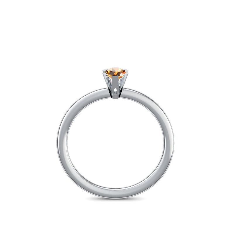 Ring Damen Platin Citrin