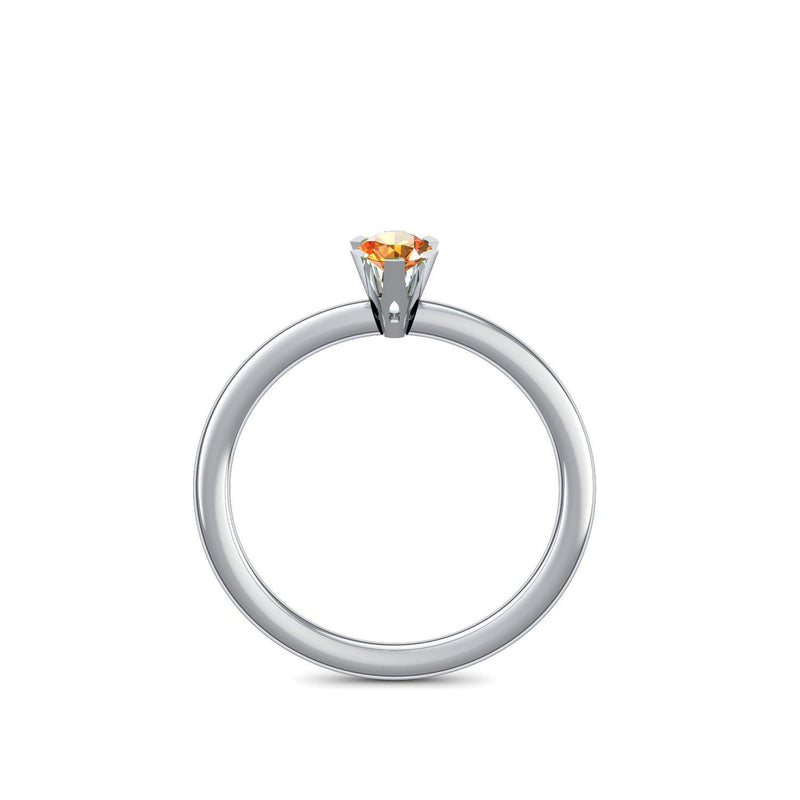 Ring Damen Platin Feueropal