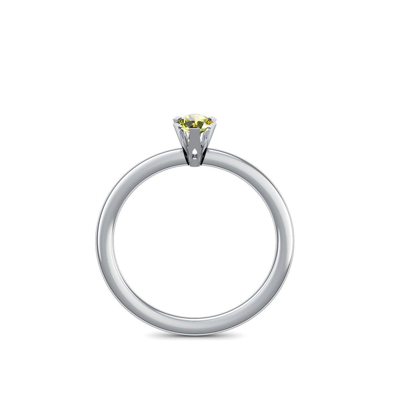 Ring Damen Platin Peridot