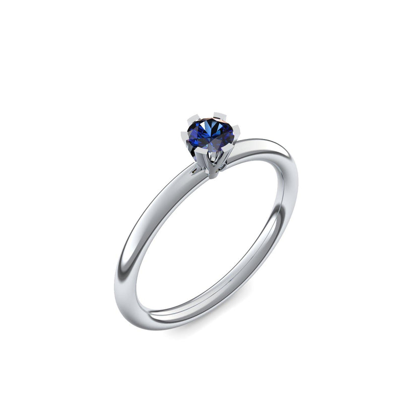 Ring Damen Platin Saphir