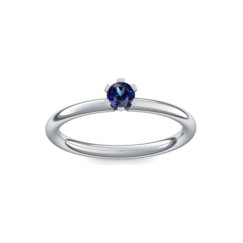 Ring Damen Platin Saphir