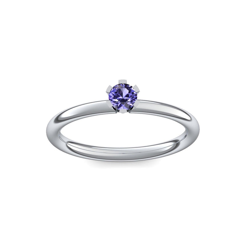 Ring Damen Platin Tansanit