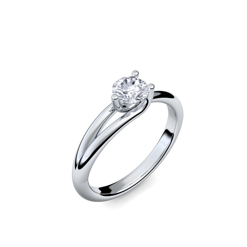 Ring Damen Platin Zirkonia